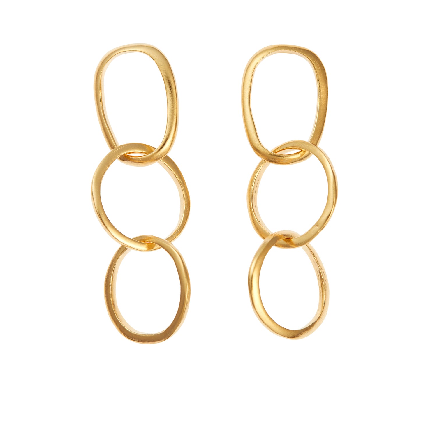 SETA Dangle earrings three hoops