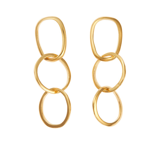 SETA Dangle earrings three hoops